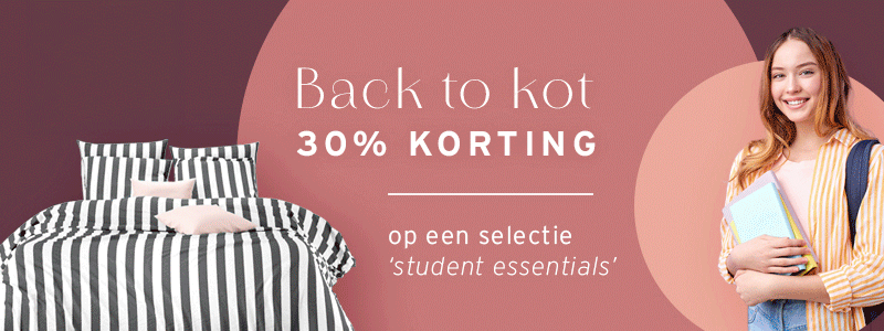 'Back to kot' essentials - van dekbedovertrekken tot kussens 