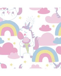 DUVET COVER flannel | Unicorn
