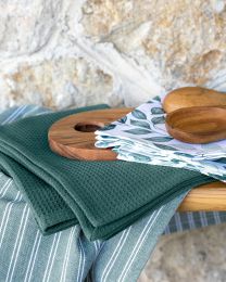 KITCHEN TOWEL cotton | Green - Set of 3