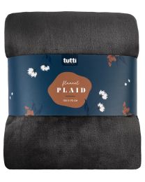 PLAID Tutti by Mistral Home flannel | Black