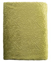 PLAID flannel embossed | Willow Leaves