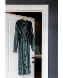 BATHROBE MISAIO fleece | Dark Green