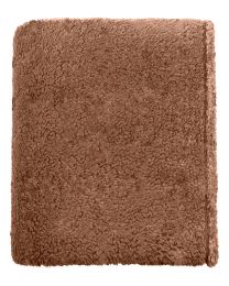 KUSCHELDECKE teddy | Uni brown