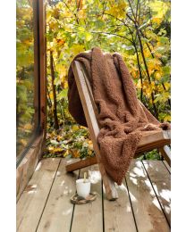 KUSCHELDECKE teddy | Uni brown