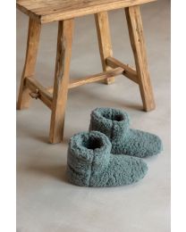 HOUSE SLIPPERS teddy | Mint Green