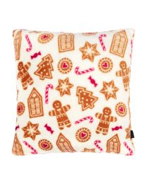 COUSSIN DÉCORATIF Tutti by Mistral Home flannel | Gingerbread cookies