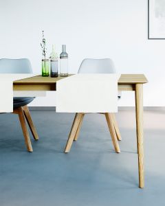 TABLE RUNNER water-repellent | White