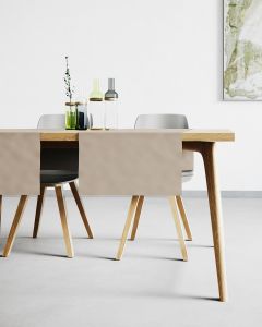 TAFELLOPER waterafstotend | Beige