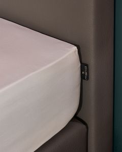 DRAP-HOUSSE MISAIO satin de coton | Greige