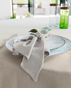 SERVET linnenlook | Grijs - Set van 4