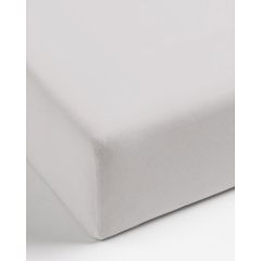 SPANNBETTTUCH flanell | Grau