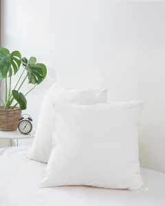 KUSSENSLOOP percale | Wit