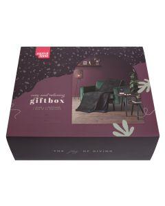 GIFTBOX PLAID corduroy sherpa | Zwart