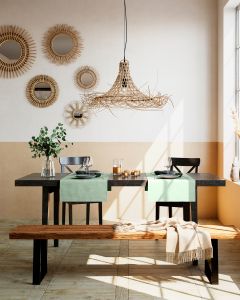 TAFELLOPER miretan | Muntgroen