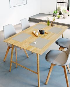 SET DE TABLE déperlant | Vert Foncé - Ensemble de 4