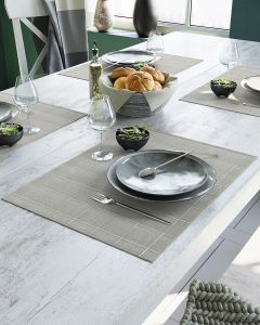 PLACEMAT sogo | Donkergrijs - Set van 4