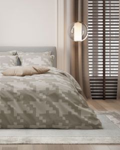 HOUSSE DE COUETTE MISAIO satin de coton | Poulepied