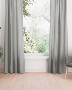 GORDIJN waterafstotend | Lichtgrijs