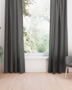 VORHANG wasserabweisend | Dunkelgrau