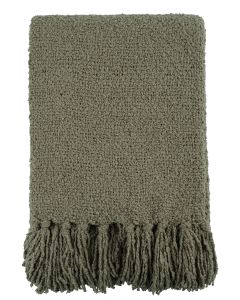 KUSCHELDECKE bouclé | Kaki