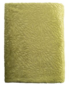 PLAID flannel embossed | Willow Leaves