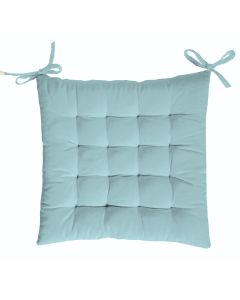 STOELKUSSEN katoen | Uni Water Blue