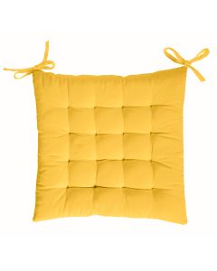 COUSSIN DE CHAISE coton | Uni yellow