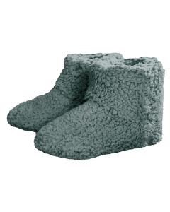 PANTOUFLES teddy | Vert menthe
