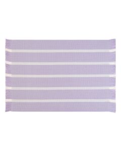 PLACEMAT cotton | Stripe Maxim lilac - Set of 4