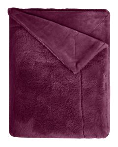 PLAID fake rabbit | Bordeaux