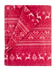 KUSCHELDECKE flannel | Christmas knit