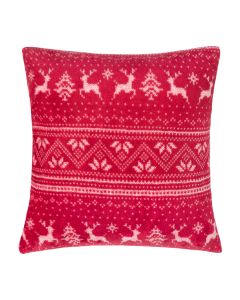 DECORATIVE CUSHION Tutti by Mistral Home flannel | Christmas knit