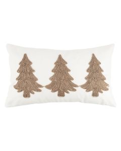DECORATIVE CUSHION Tutti by Mistral Home sherpa | Pine trees