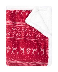 PLAID Tutti by Mistral Home flannel sherpa | Christmas knit