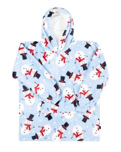 KAPUZENPULLOVER flannel sherpa | Friendly snowman