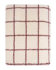 PLAID teddy | Basic check Ecru