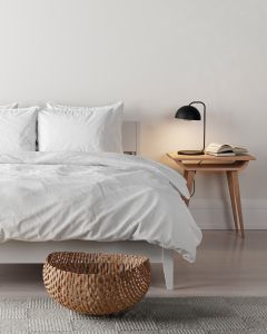 DUVET COVER washed cotton | White