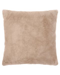 DECORATIVE CUSHION fake rabbit | Taupe