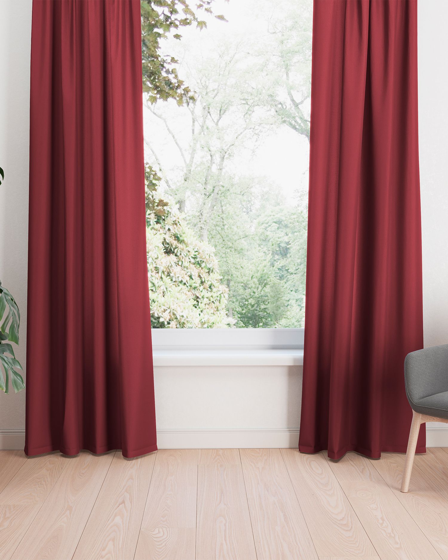 Rideau De Porte à Lamelles Holland Plastics Anti-Mouches Rouge Et Crème - Fabriqué En Angleterre