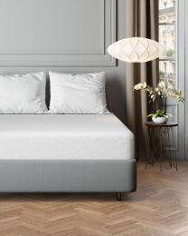 SPANNBETTTUCH baumwollsatin | Weiß