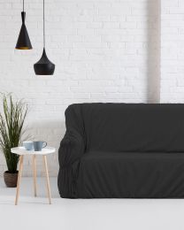 SOFAÜBERWURF wasserabweisend | Schwarz
