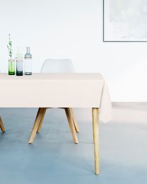 TISCHDECKE wasserabweisend | Grauweiß