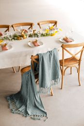 TISCHDECKE wasserabweisend | Grauweiß