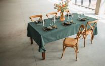 TISCHDECKE wasserabweisend | Dunkelgrün