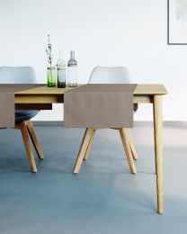 TISCHLÄUFER wasserabweisend | Braun