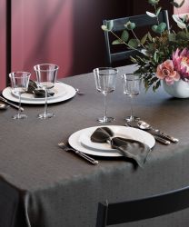 SET DE TABLE MISAIO boulie | Gris - Ensemble de 11