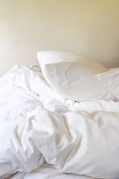 HOUSSE DE COUETTE coton lavé | Blanc