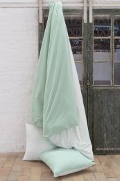 HOUSSE DE COUETTE coton lavé | Vert
