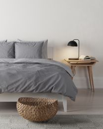 HOUSSE DE COUETTE coton lavé | Gris