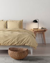 HOUSSE DE COUETTE coton lavé | Jaune